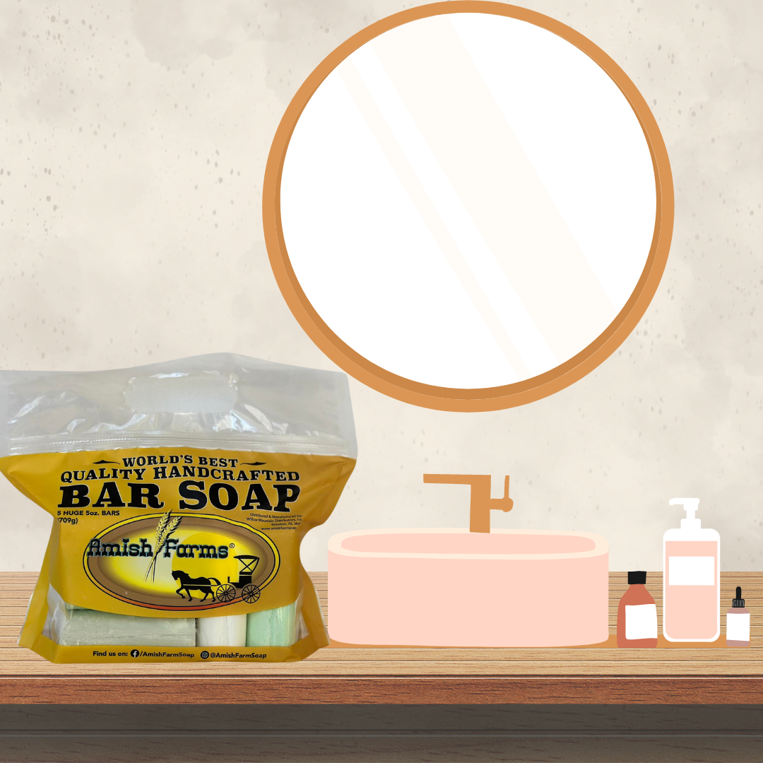 Amish Farms Soap 5-Bar Bag