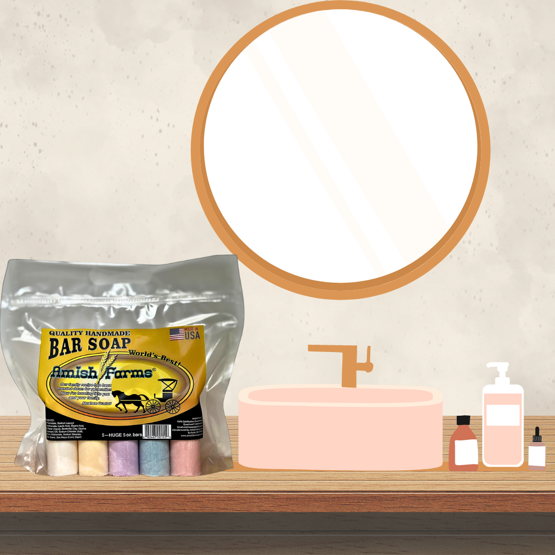 Amish Farms Soap 5-Bar Bag