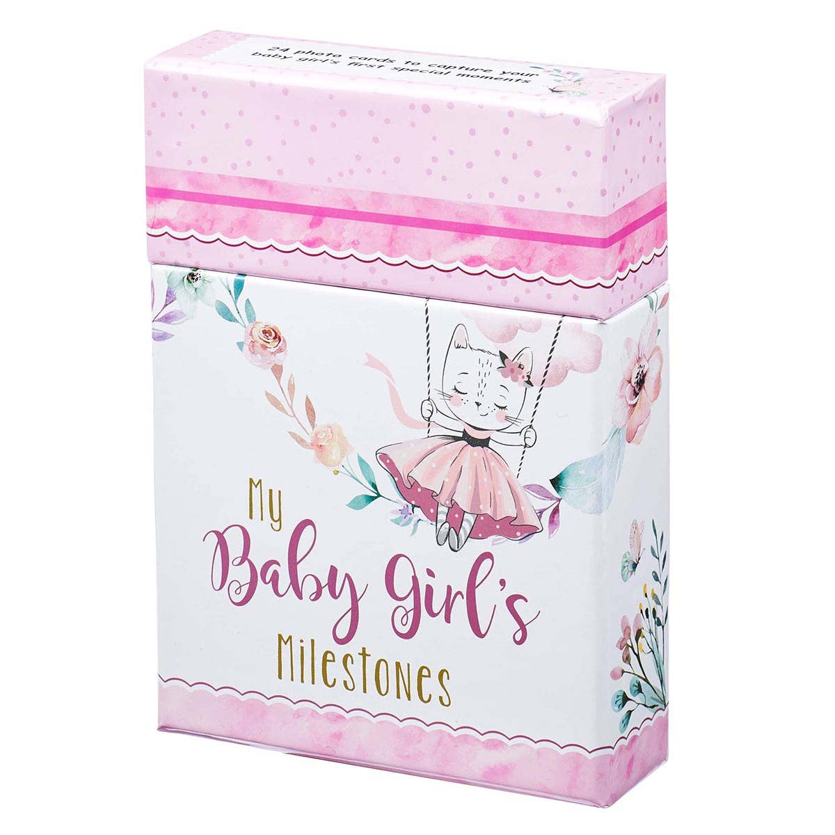 My Baby Girl's Milestones Card Box