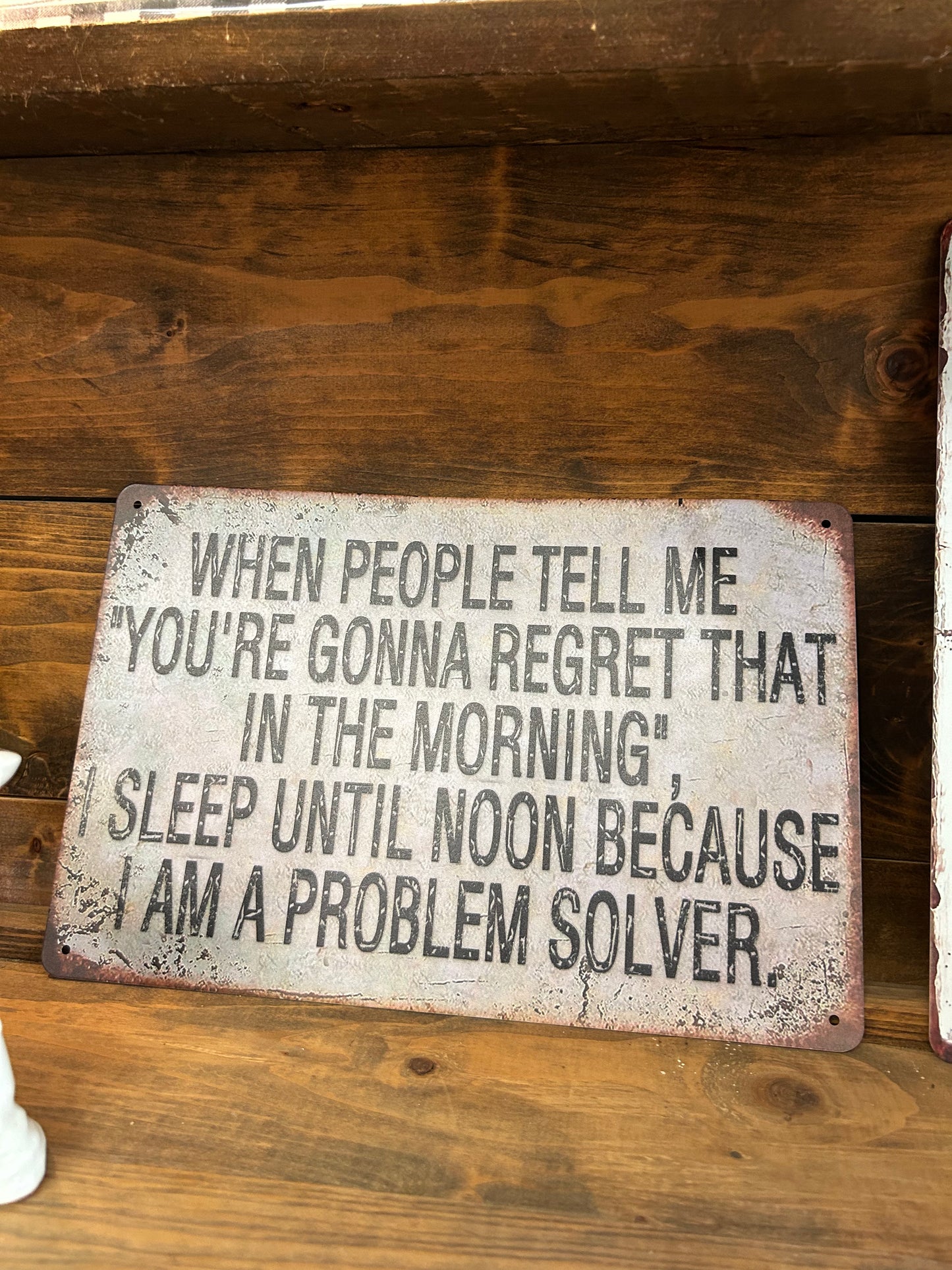 Problem Solver Sign