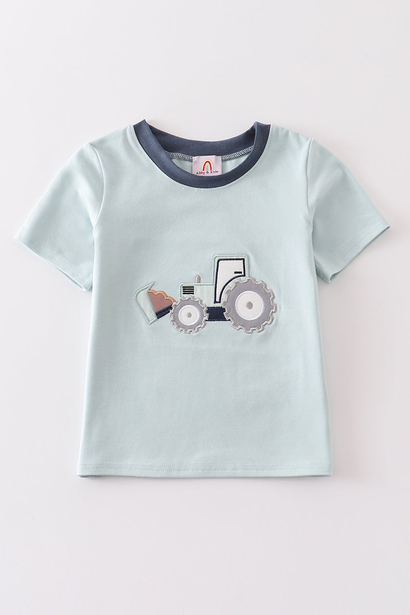 Excavator Appliqué Shirt