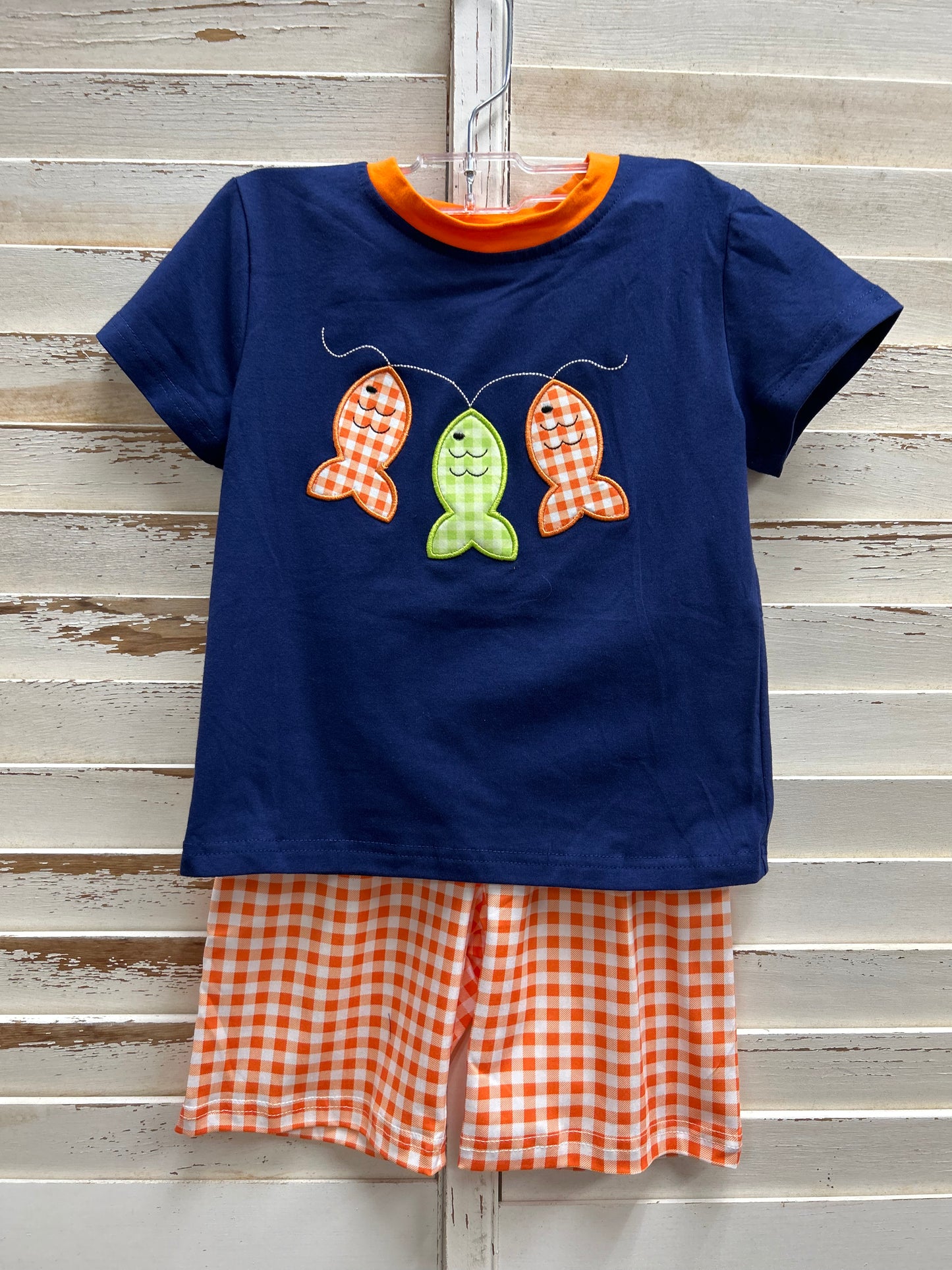 Short Set with 3 Fishes