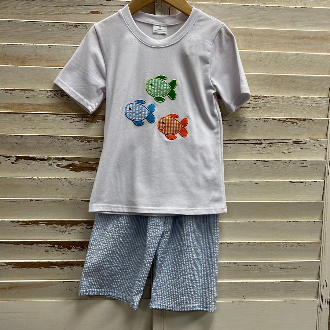 3 Fish Short Set