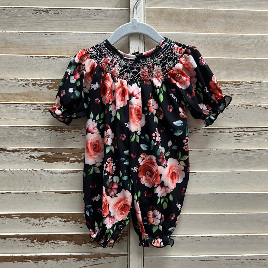 Flowered Romper