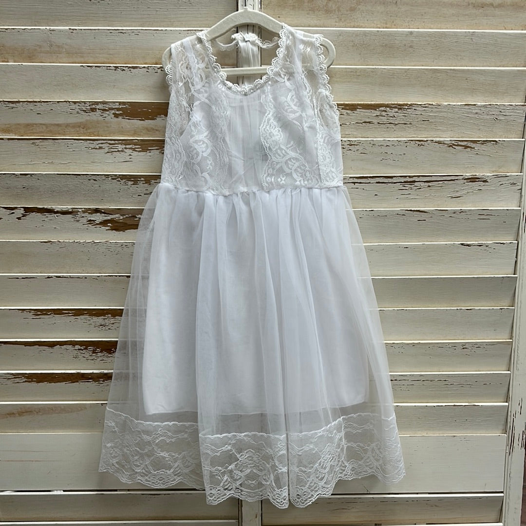 White Laced Dress