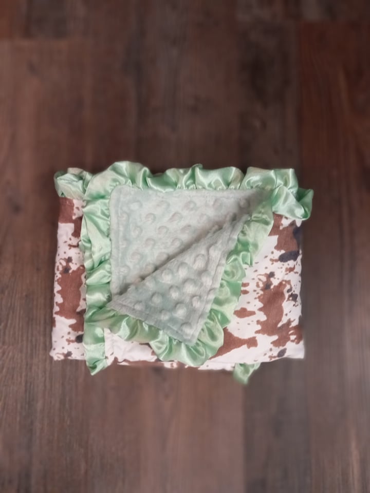 Cow Print Blanket