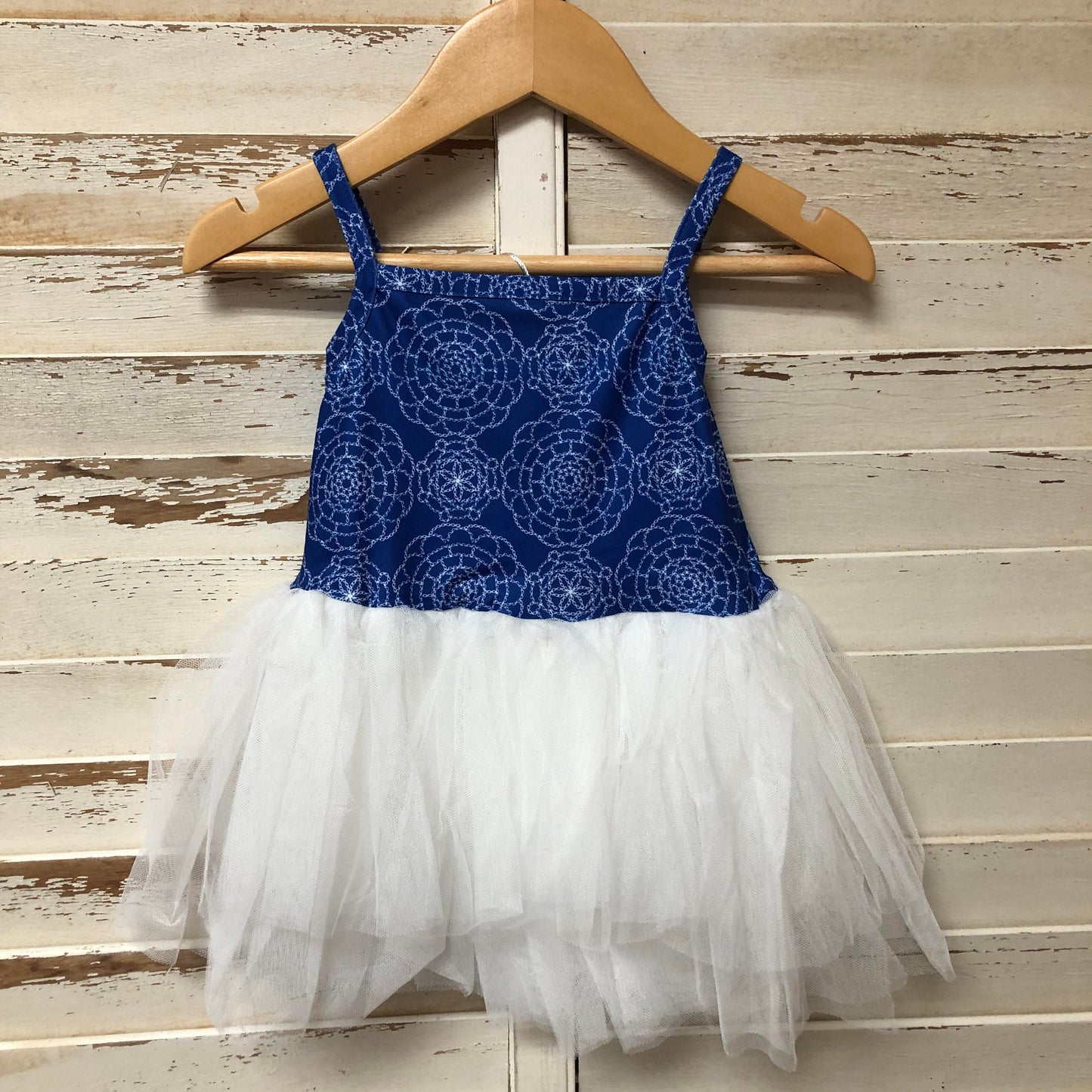 Blue/White Tulle Dress