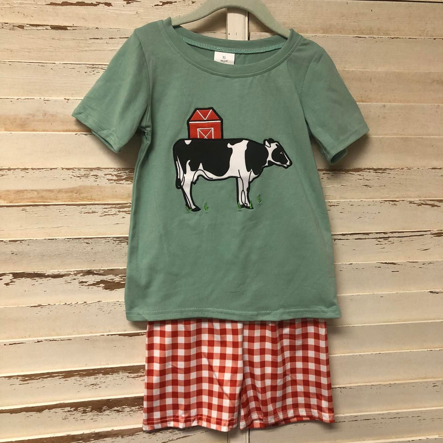 Cow Short Set
