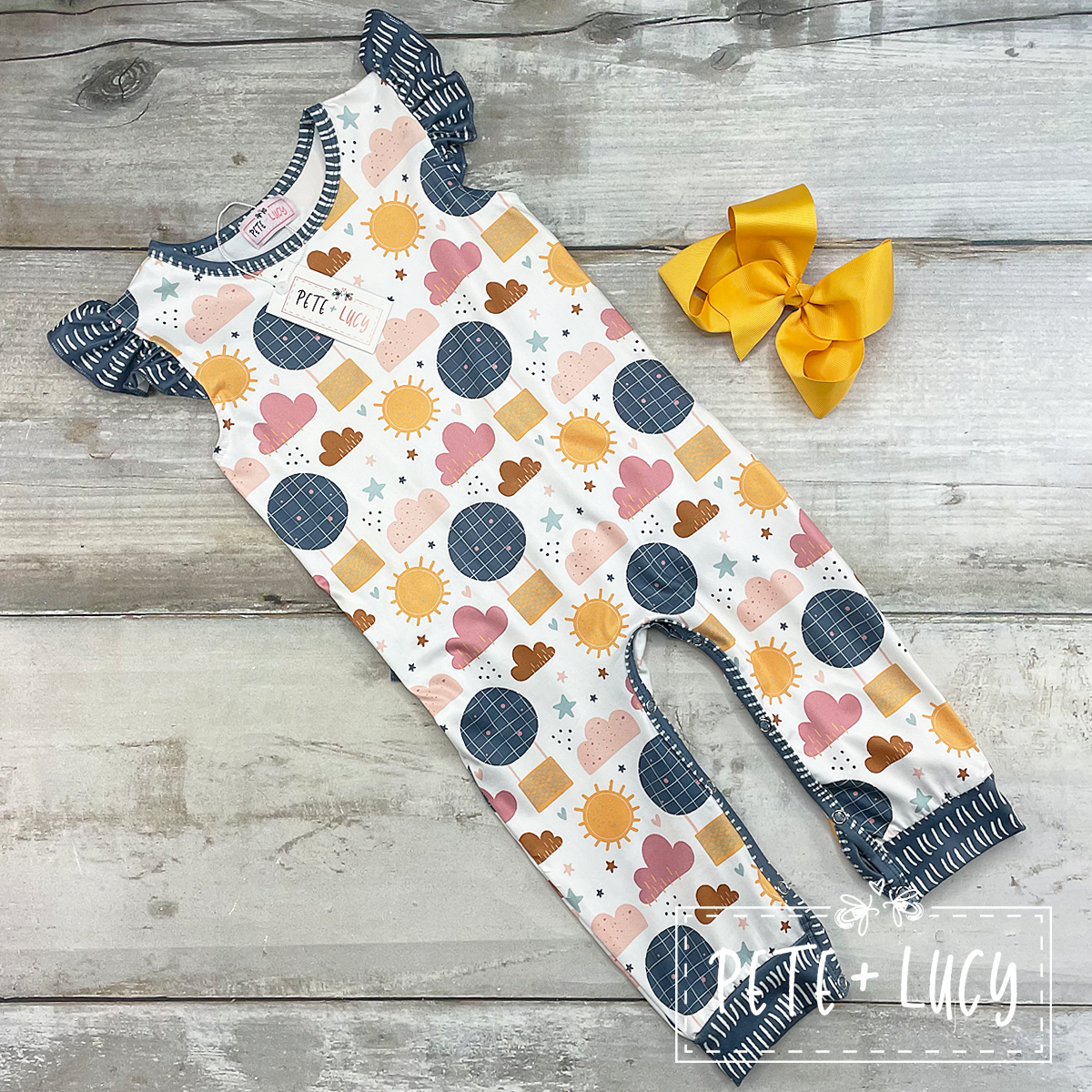 Sun and Cloud Romper