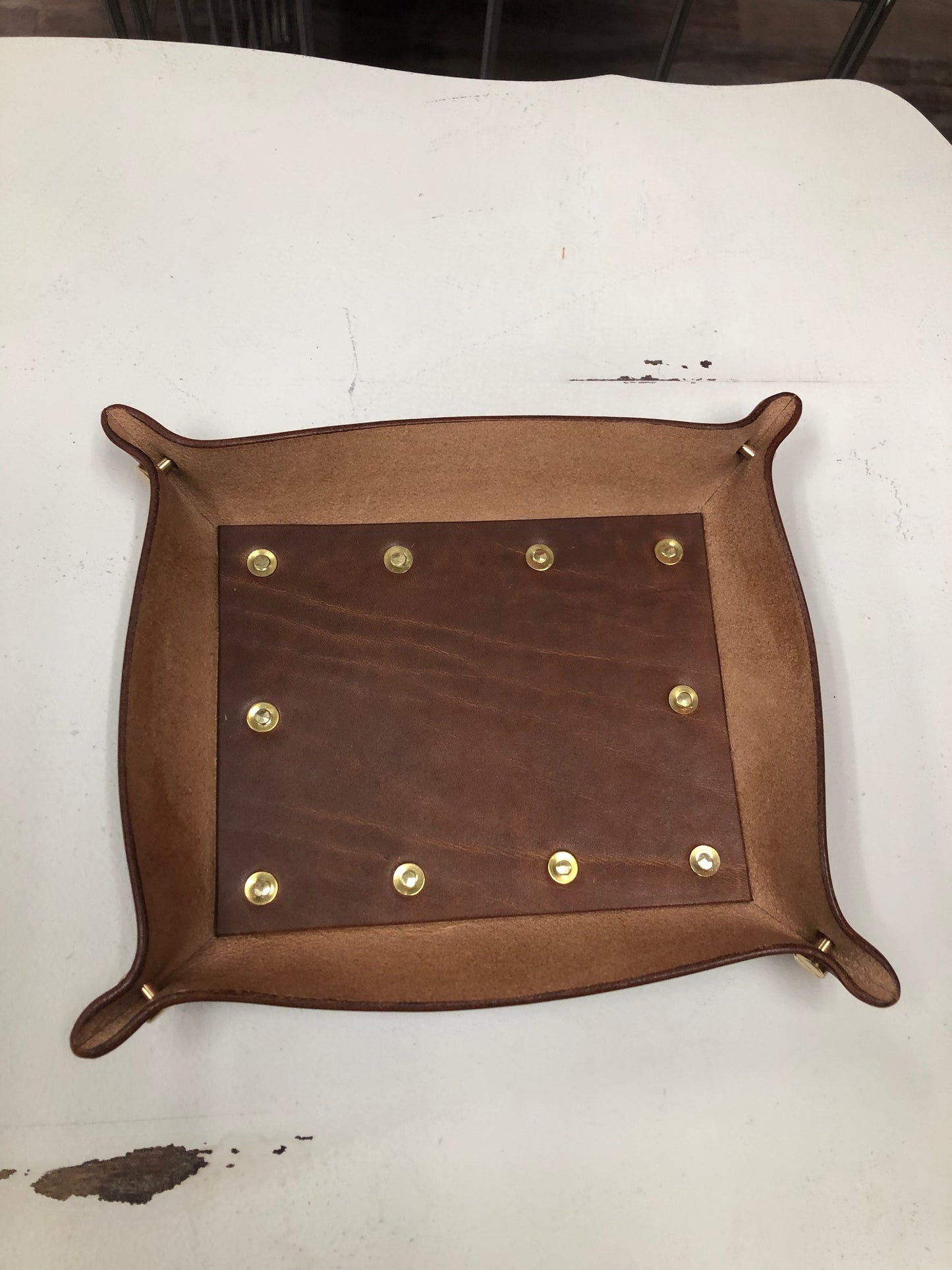 Large Leather Tray