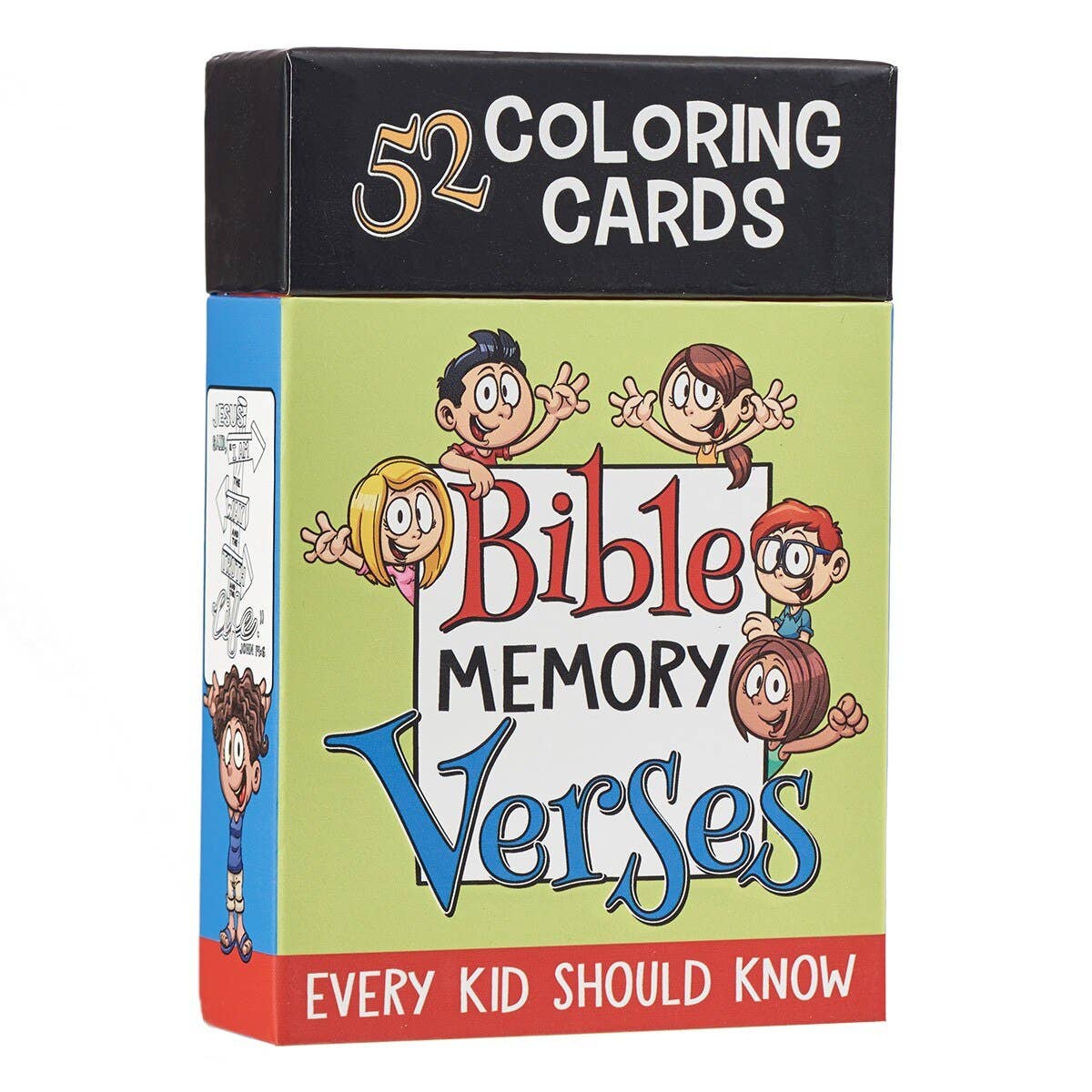 Coloring Cards 52 Verses for Kids