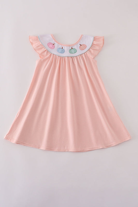 Embroidered Pumpkin Dress