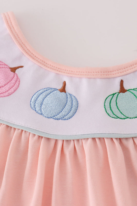 Embroidered Pumpkin Dress