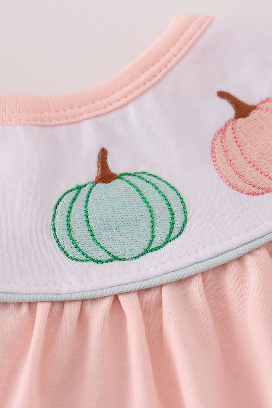 Embroidered Pumpkin Bloomer Outfit