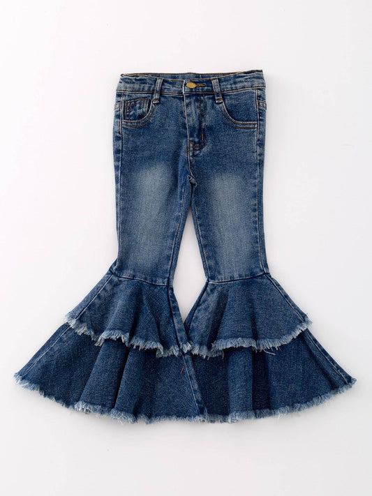 Double Bell-Bottoms Jeans