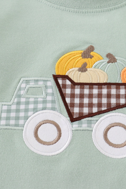 Pumpkin in Truck Shirt