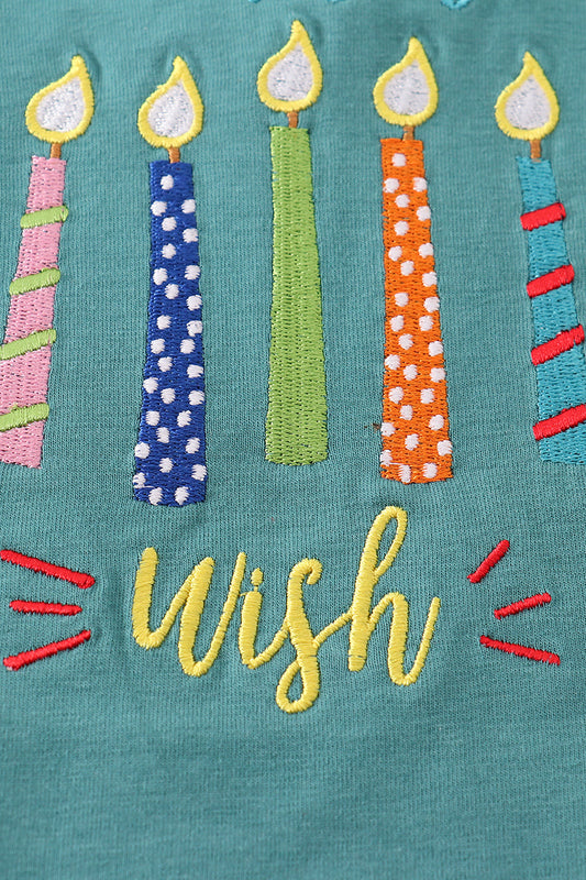 Embroided Candle Shirt