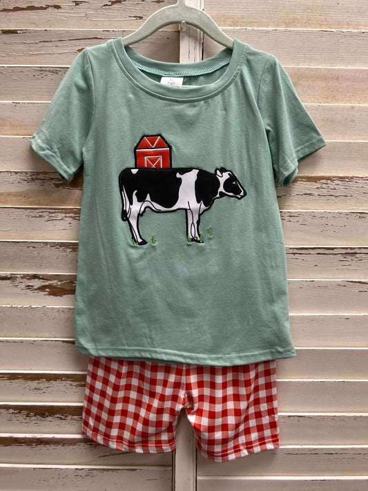 Cow Short Set