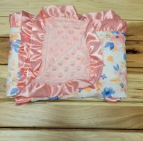 Pink Flower Blanket