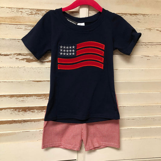 Boys Flag Short Set