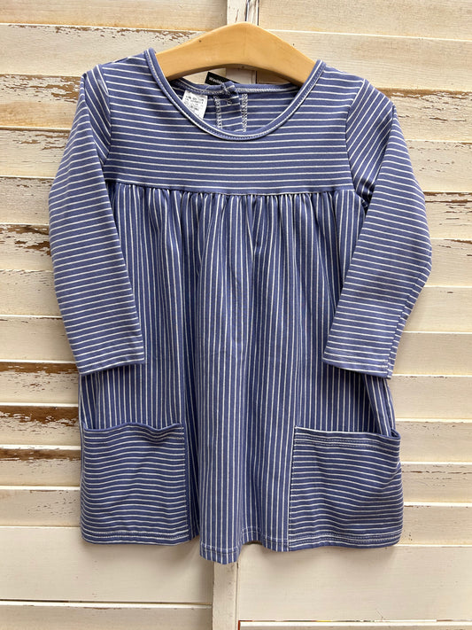 Blue Striped Dress